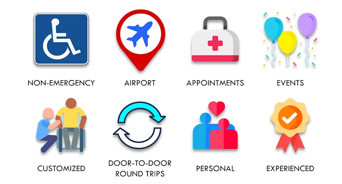 CAREGIVER CARS + wheelchair rides & transportation services Picture 1