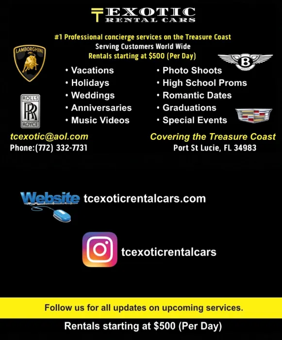 TC Exotic Rental Cars Picture 10