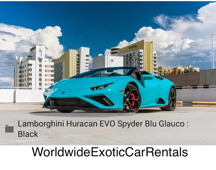 Worldwide Exotic Car rentals Picture 9
