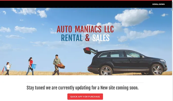 AUTO MANIACS LLC RENTAL CARS, AND SALES. WE DO NOT DO RIDE SHARE. Picture 1