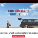 AUTO MANIACS LLC RENTAL CARS, AND SALES. WE DO NOT DO RIDE SHARE.