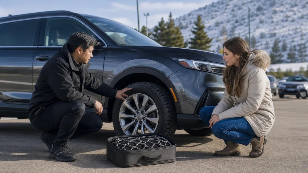 Rental Car Winter Equipment: Confirm Before the Trip