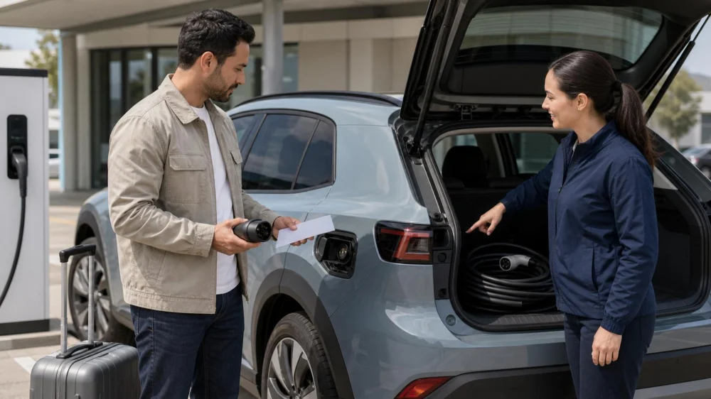 Rental EV Charging: Check Range, Connectors, and Return Level
