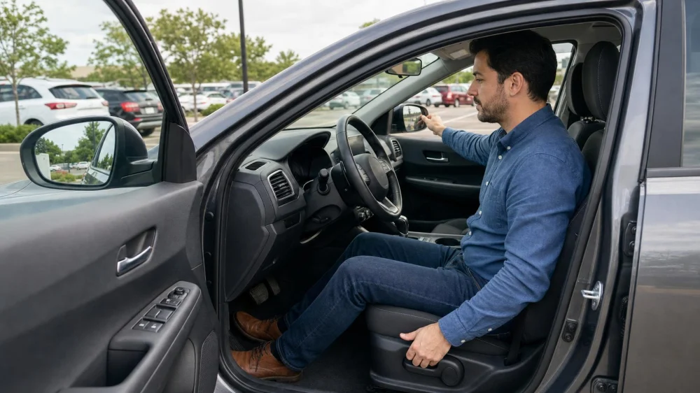 Set Up a Rental Car Before Leaving the Parking Lot