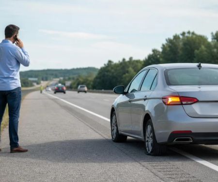 Flat Tire in a Rental Car: Get Safe, Document, and Call
