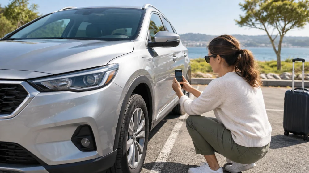 Rental Car Damage Photos: Angles, Time, and Handover