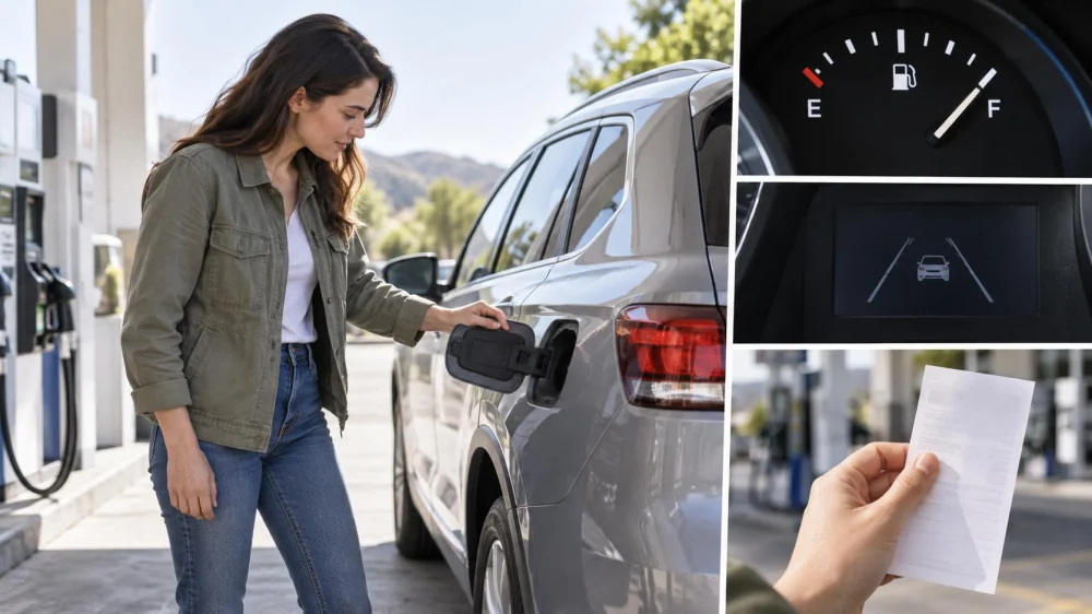 Rental Fuel Policy Check: Level, Distance, and Receipt