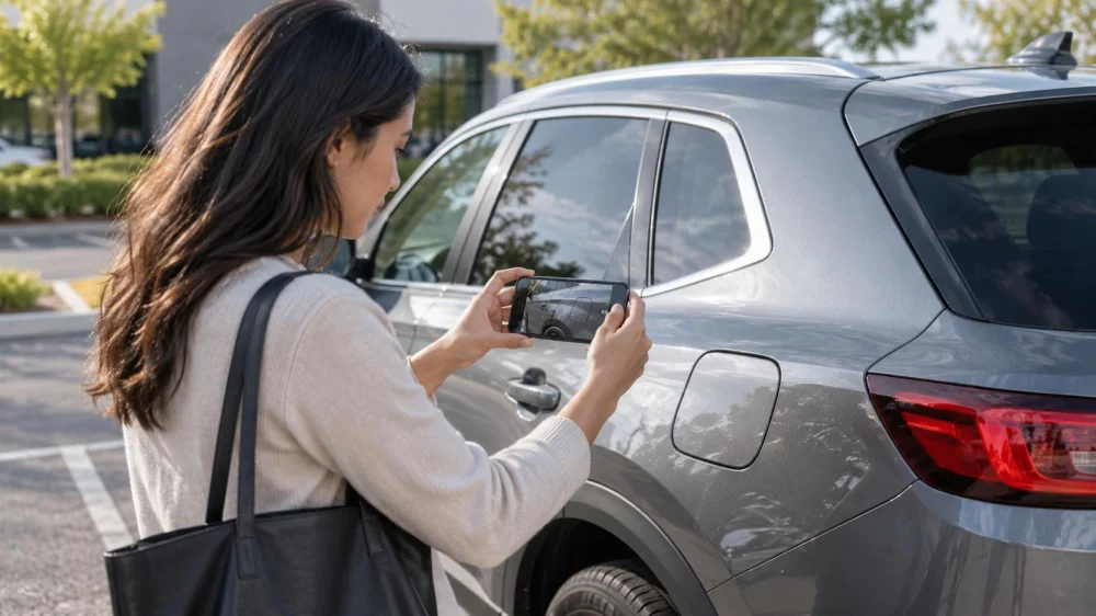 Rental Car Return Photos: Angles, Fuel, Mileage, and Time