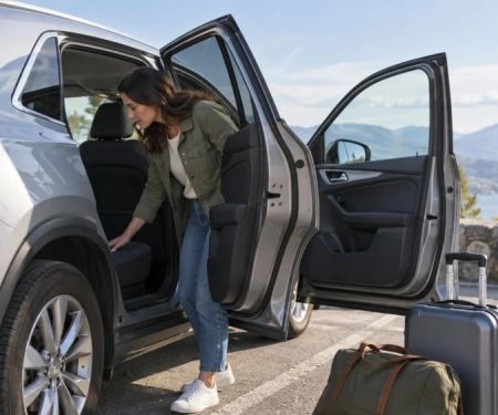 Rental Car Lost Property Record: Item, Time, and Contact