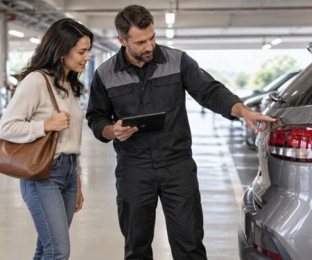 Rental Car Parking Location Record: Photos, Level, and Access