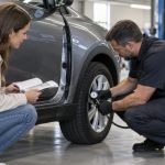 Rental Car Tyre Pressure Check: Label, Load, and Cold Reading