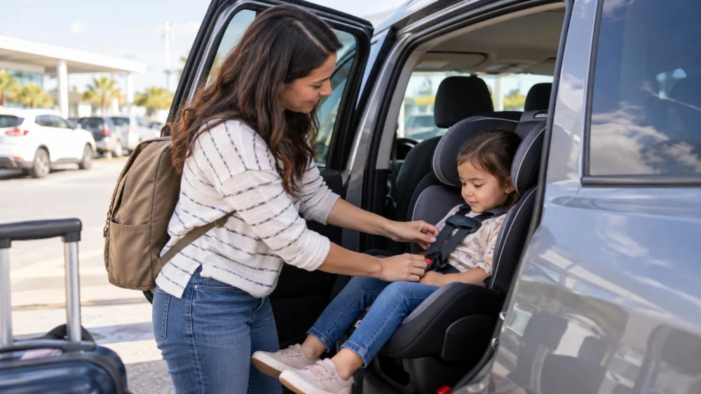 Rental Car Child Seat Request: Fit, Terms, and Inspection